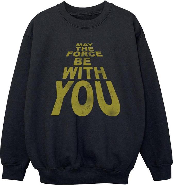 Image du produit Star Wars - Sweat MAY THE FORCE BE WITH YOU BOYFRIEND FIT - Garçon (140, 146)