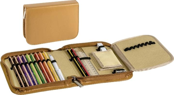 Actual product image Pupil case leather