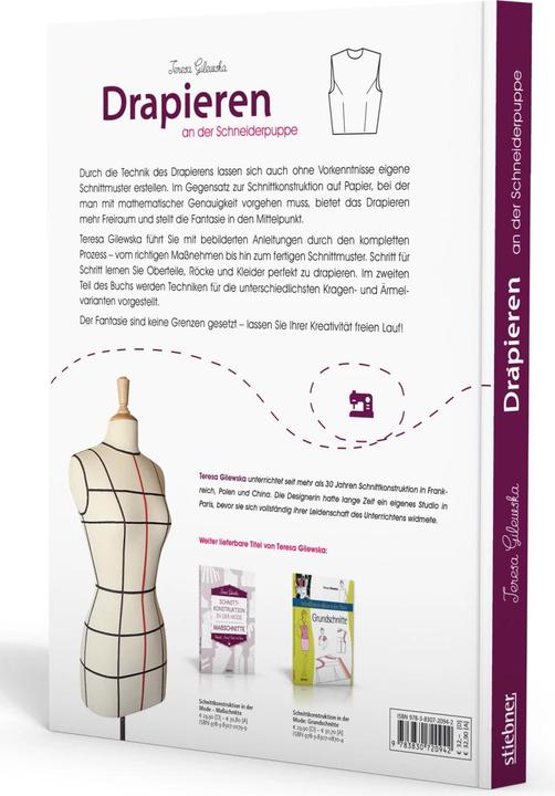 Image du produit Schnittkonstruktion in der Mode. Drapieren an der Schneiderpuppe (Allemand, Teresa Gilewska, 2021)