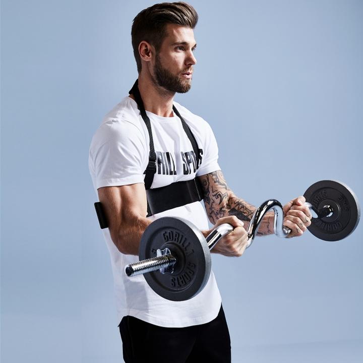 Actual product image Gorilla Sports Biceps Triceps Isolator
