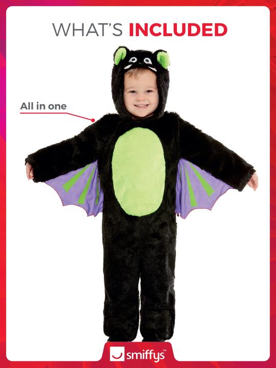 Actual product image Fasnacht Bat costume for toddlers (98, 104)