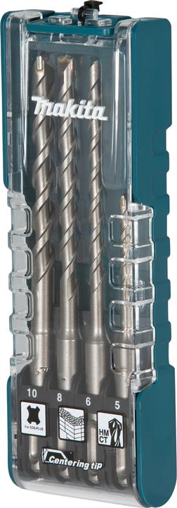 Immagine prodotto Makita E-13596 Set di punte per muratura SDS-PLUS 4 pezzi (10 mm, 5 mm, 8 mm, 6 mm)