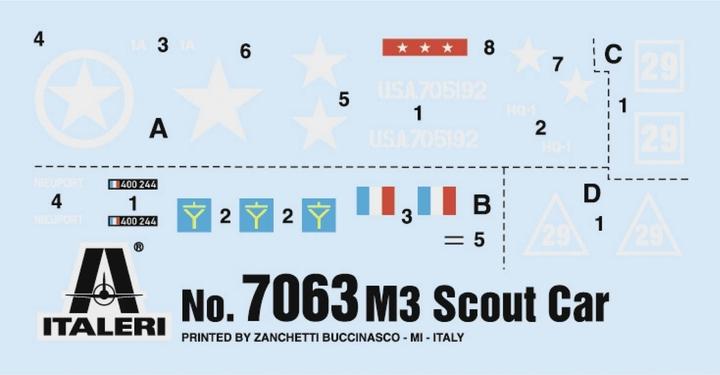Produktbild 1:72 US M3A1 Spähpanzer