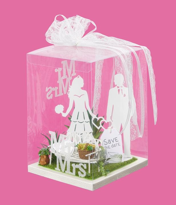 Image du produit Hobby Fun Boîte pour cadeaux en argent et bons d'achat, Transparent (18 x 18 x 18 x 25 cm)