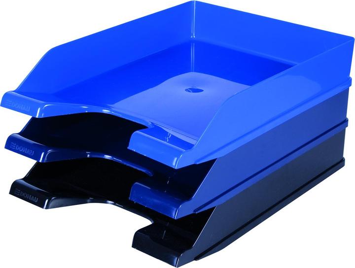 Actual product image Staples Desk letter tray, polystyrene/pp, a4, standard, black (A4)
