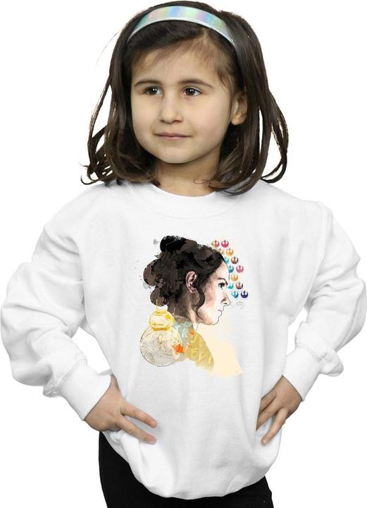 Actual product image Star Wars Girls Rey Collage Sweatshirt (128)