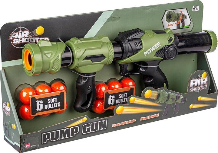 Image du produit Air Shooter Pistolet à pompe (12 balles) (42059)