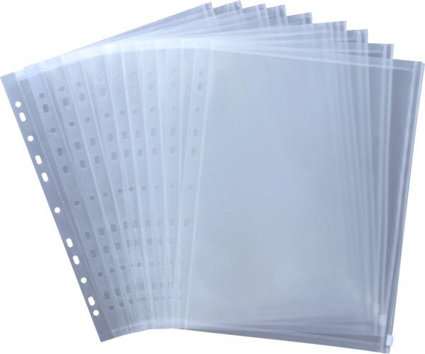 Produktbild Herba-Plastic Gleitverschlussmappe A4 hoch 10 Stk. (A4, 10 x)