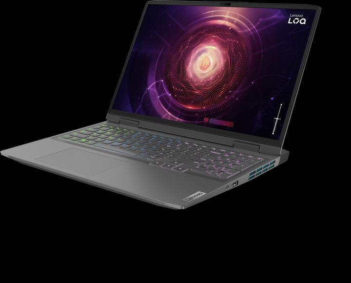 Actual product image Lenovo LOQ 16APH8 RTX 4060 (16", AMD Ryzen 7 7840HS, 16 GB, 512 GB, DE)