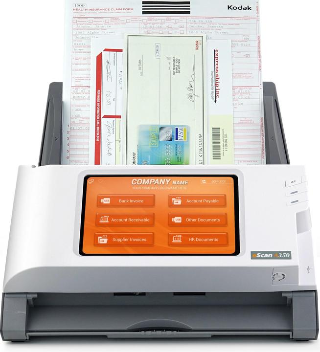 Actual product image Plustek eScan A350 Enterprise (WLAN, LAN)