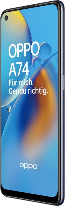 Produktbild OPPO A74 (128 GB, Fluid Black, 6.50", Dual SIM, 48 Mpx, 4G)