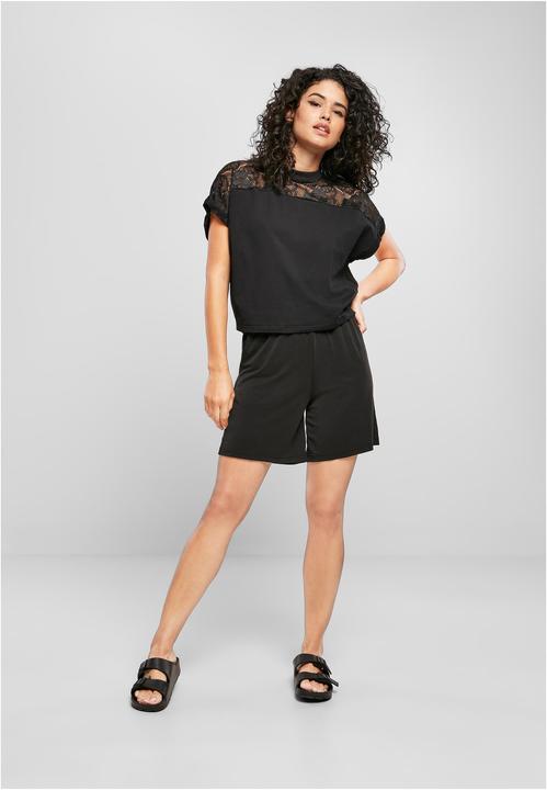 Immagine prodotto Urban Classics Tee corto da donna in pizzo oversize (XL)