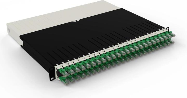 Produktbild PATCHBOX one / 8RU / Cat 6A, UTP, 0.8 m, Grün (U/UTP, CAT6a, 0.80 m)