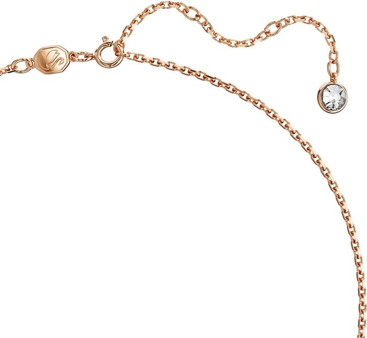Produktbild Swarovski Iconic Swan Halskette Schwan Mittel Rosa Roségold (Swarovski Metall, 42 - 47 cm)