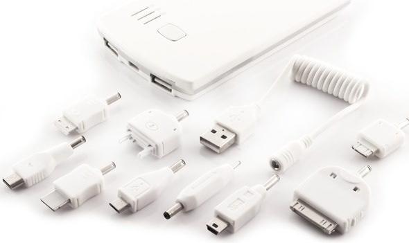 Actual product image Sunen Powerbank 5600 mAh Baltas (P5600W) (5600 mAh, 5 W, 20.72 Wh)