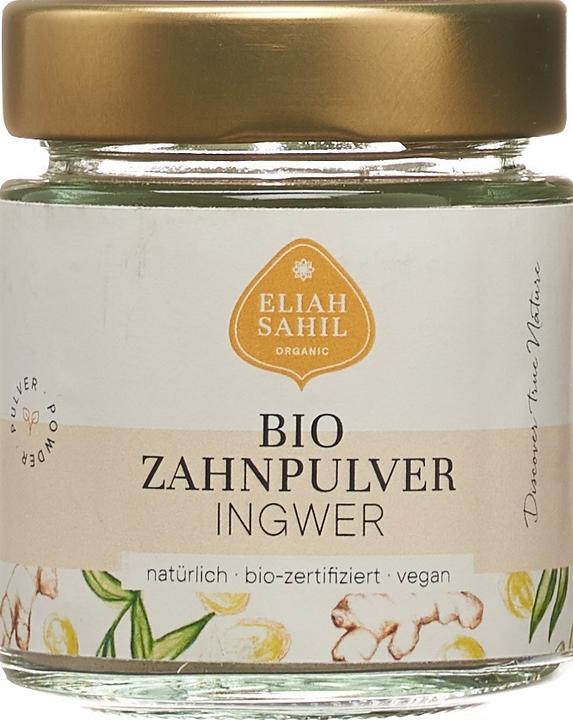 Produktbild Eliah Sahil Bio Zahnpulver INGWER - Zahnreinigung