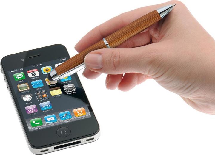 Produktbild Online MINI WOOD STYLUS Drehkugelschreiber