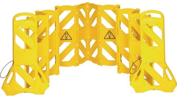 Produktbild Rubbermaid Absperrzaun aus Polyethylen, mobil