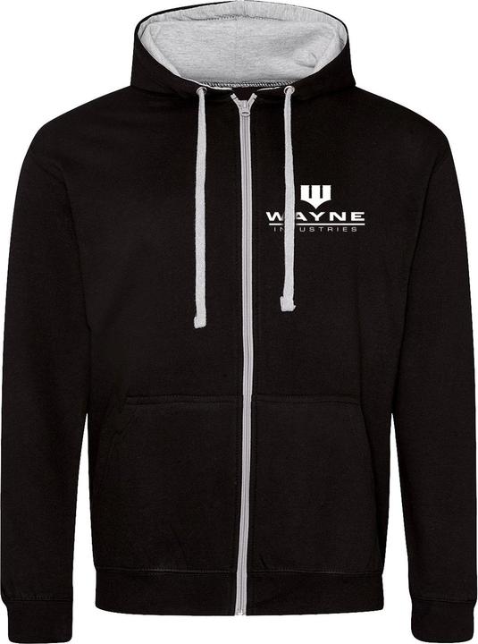 Immagine prodotto Batman Wayne Industries Felpa con cappuccio con zip intera (L)