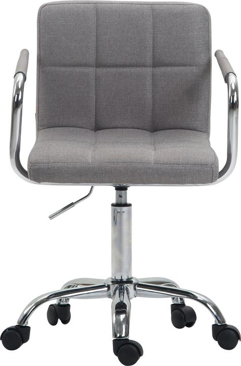 Image du produit CLP Chaise de bureau Lucy V2 tissu, gris