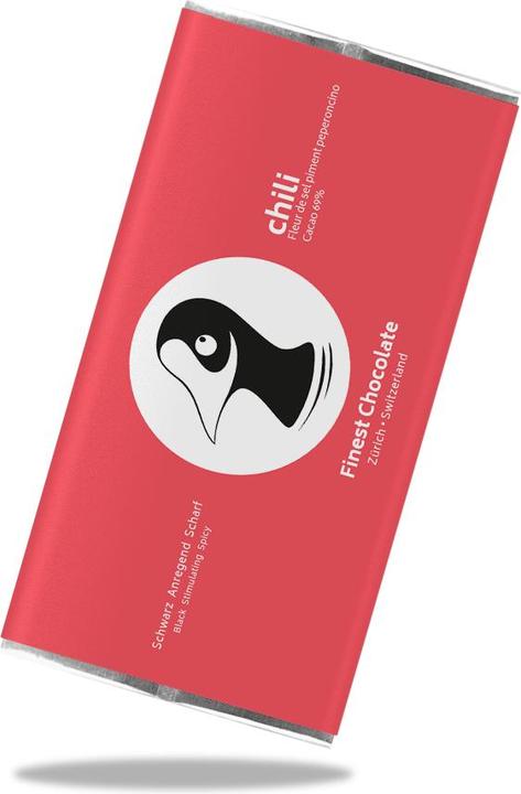 Produktbild Taucherli Chili Schwarze Schokolade Bio (100 g)
