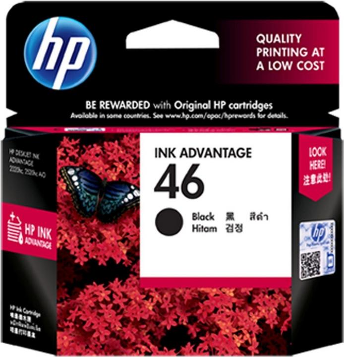 Productafbeelding HP 46 - 26 ml - Zwart - Origineel - Inktvoordeel (BK)