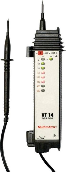 Image du produit Multimetrix Testeur de tension bipolaire VT 14 (CAT III 600V)