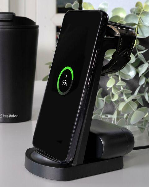 Actual product image FreeVoice Wireless Charger for Samsung (3in1)