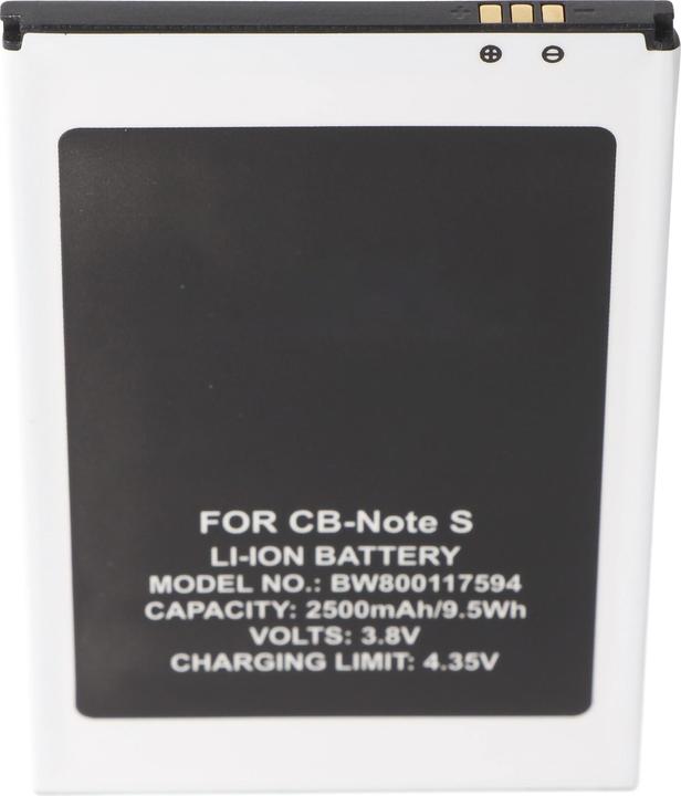 Image du produit AccuCell Batterie Li-Ion 2500mAh 3.7 volts pour smartphone Cubot Note S, 99,3x64,9x4,4mm