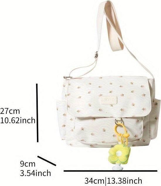 Produktbild Only-Bags.Store Grosse Kapazität Nylon Material Messenger Bag, Causal Design Crossbody Bag mit Reissverschluss