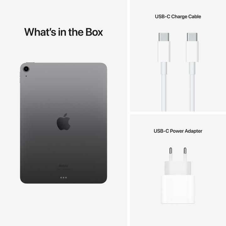 Immagine prodotto Apple iPad Air 2022 (5. Gen) (Solo WiFi, 10.90", 64 GB, Grigio siderale)