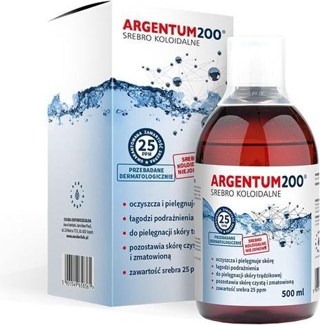 Image du produit Aura Herbals argent 200 25 ppm (Lotion pour le corps, 500 ml)