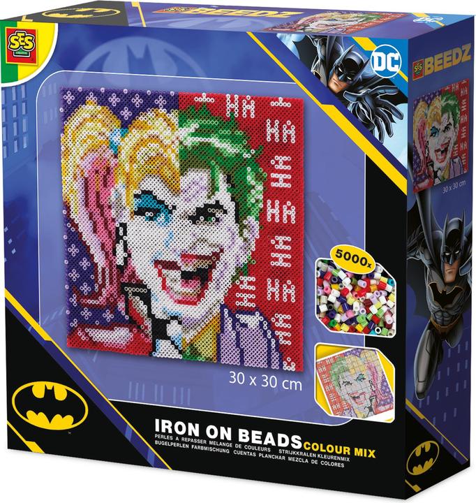 Produktbild Ses DC Batman - Joker und Harley Quinn Bügelperlen Farbmischung