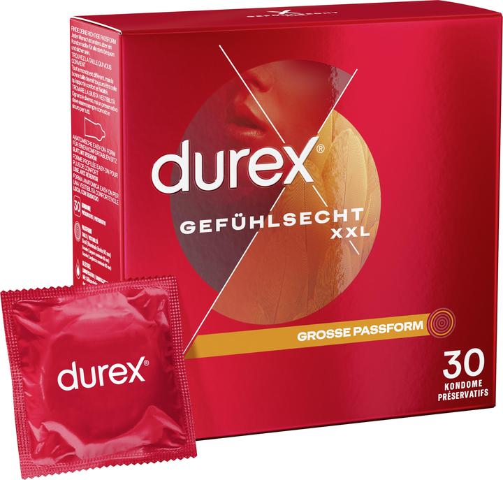Actual product image Durex Gefühlsecht XXL (30 pcs.)