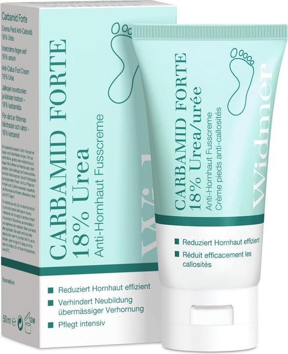 Produktbild Louis Widmer Carbamid Forte 18% Urea (Fusscrème & Fussgel, 50 ml)