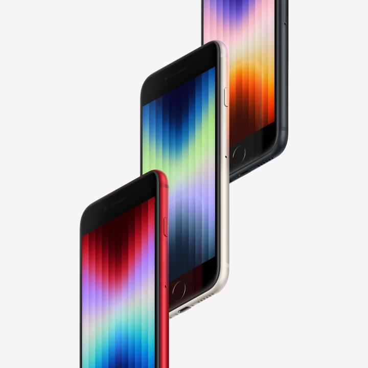 Image du produit Apple iPhone SE (3rd Gen) (256 Go, (PRODUCT)​RED, 4.70", SIM + eSIM, 12 Mpx, 5G)