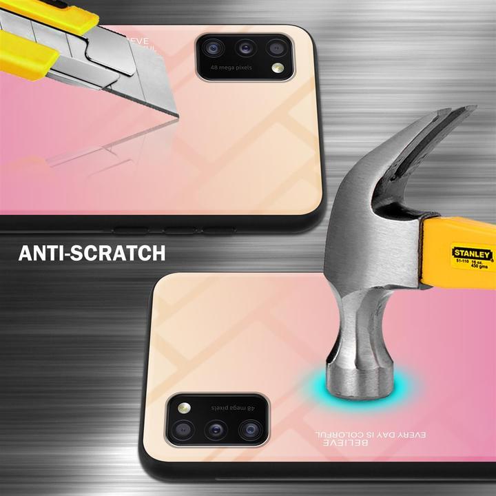 Produktbild Cadorabo TPU 2 Farben Glas Cover (Samsung Galaxy A41)