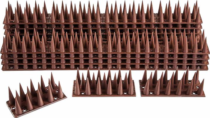 Immagine prodotto Isotronic Spighe per piccioni, spighe antiuccello, marrone, 5,4 m
