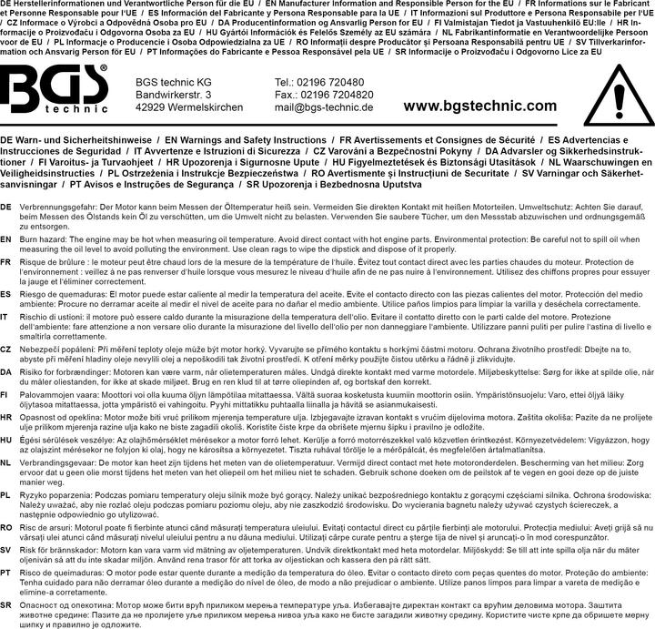 Immagine prodotto BGS Asta di livello olio cambio per Mercedes-Benz Identificazione cambio 722.7, 716.5