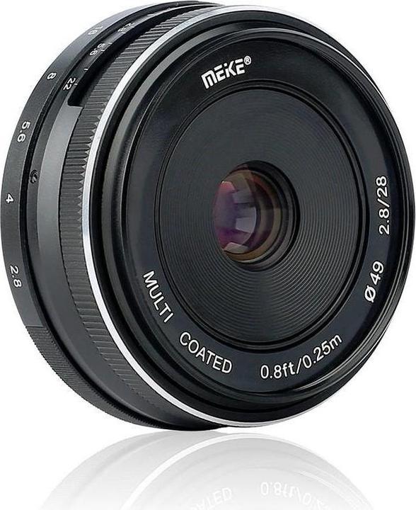 Actual product image Meike 28mm f/2.8 Canon EF M (Canon EF-M, APS-C / DX)
