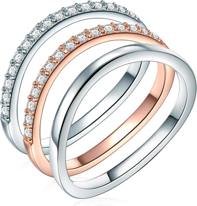 Image du produit Rafaela Donata Femme argent sterling zirconium argent/or rose - 10914 (60, Argent 925)