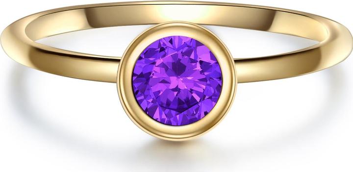 Produktbild Glanzstücke München Damen Sterling Silber Amethyst gelbgold - 28681 (52, 925 Silber)