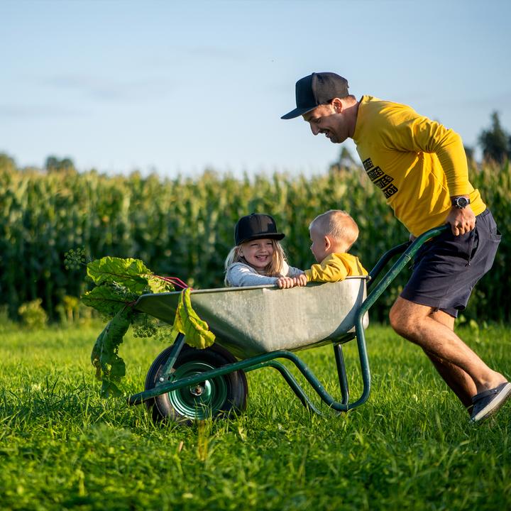 Produktbild Wiltec Rad Reifen 3.50-8 120kg Winkelventil Luftreifen Felge Ersatzrad Sackkarre