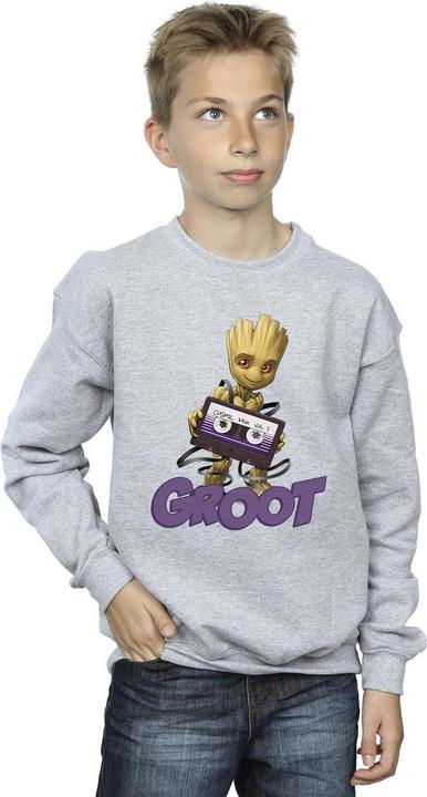 Actual product image Guardians of the Galaxy Boys Groot Casette Sweatshirt (140, 146)