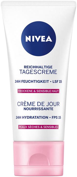 Immagine prodotto NIVEA Reichhaltige Tagescreme (50 ml, Crema da giorno, SPF 15)