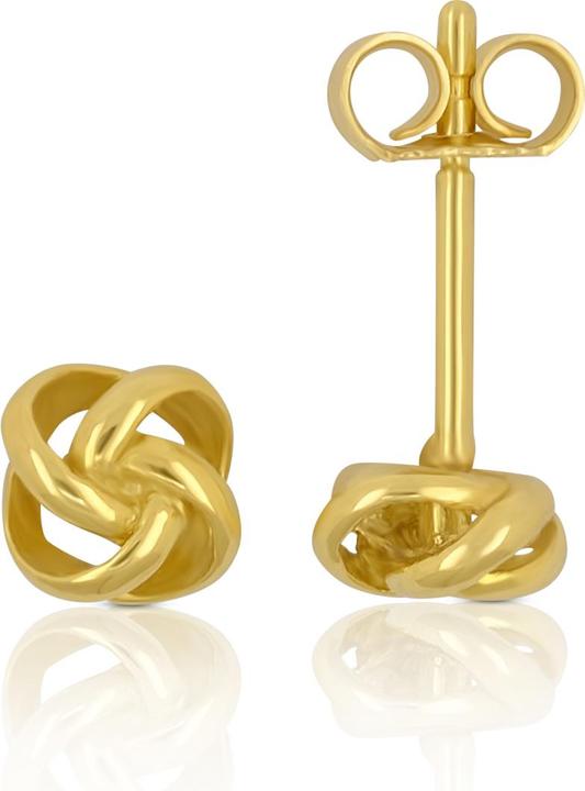 Muau Ohrstecker (750/18 K Gelbgold)