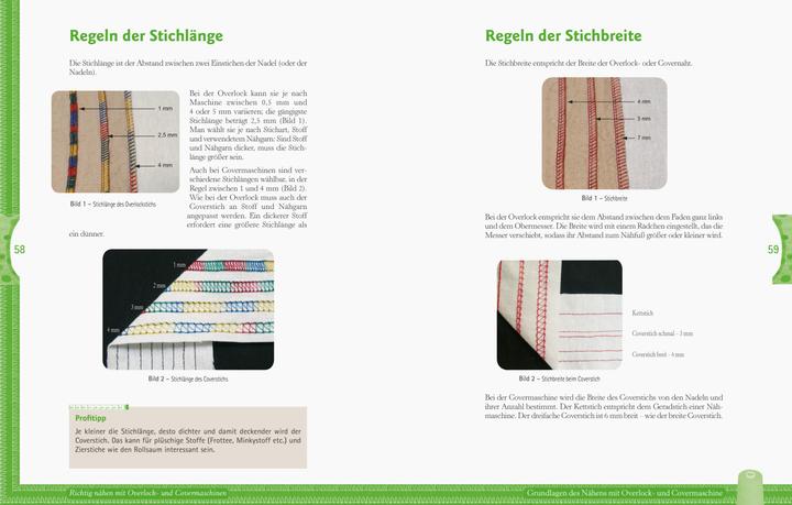 Actual product image Richtig nähen mit Overlock- und Coverlock-Maschinen (German, Christelle Beneytout, 2021)