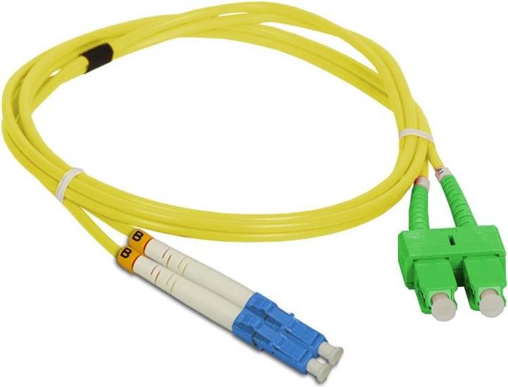 Actual product image Alantec FOC-SCALC-9SMD-1 Fiber optic cable SC LC/APC G.652D (1 m)