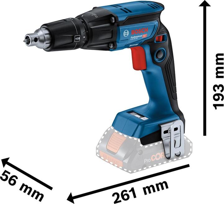 Produktbild Bosch Professional GTB 18V-45 (Akkubetrieb)