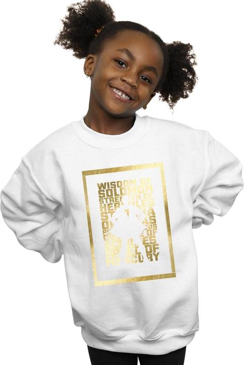 Produktbild Shazam Gold Text Sweatshirt Mädchen (152, 158)